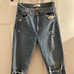 Abercrombie Curve Love 90s Straight leg